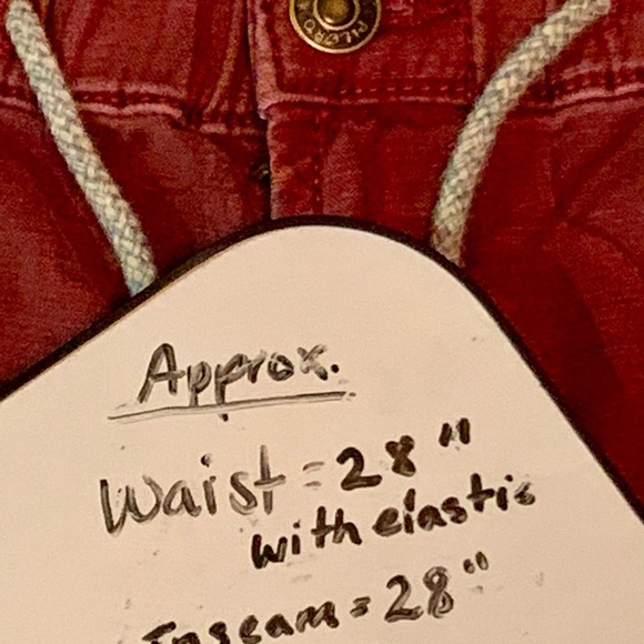 Pilcro Anthropologie trailblazer floral distressed womens pants XS more like M - Picture 8 of 8